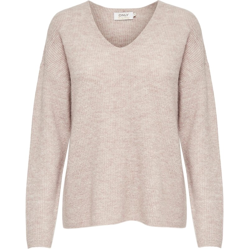 ONLY Sveter ONLCAMILLA béžová melírovaná 25956472