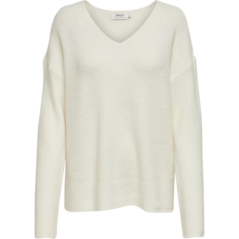 ONLY Sveter ONLCamilla šedobiela 19770561