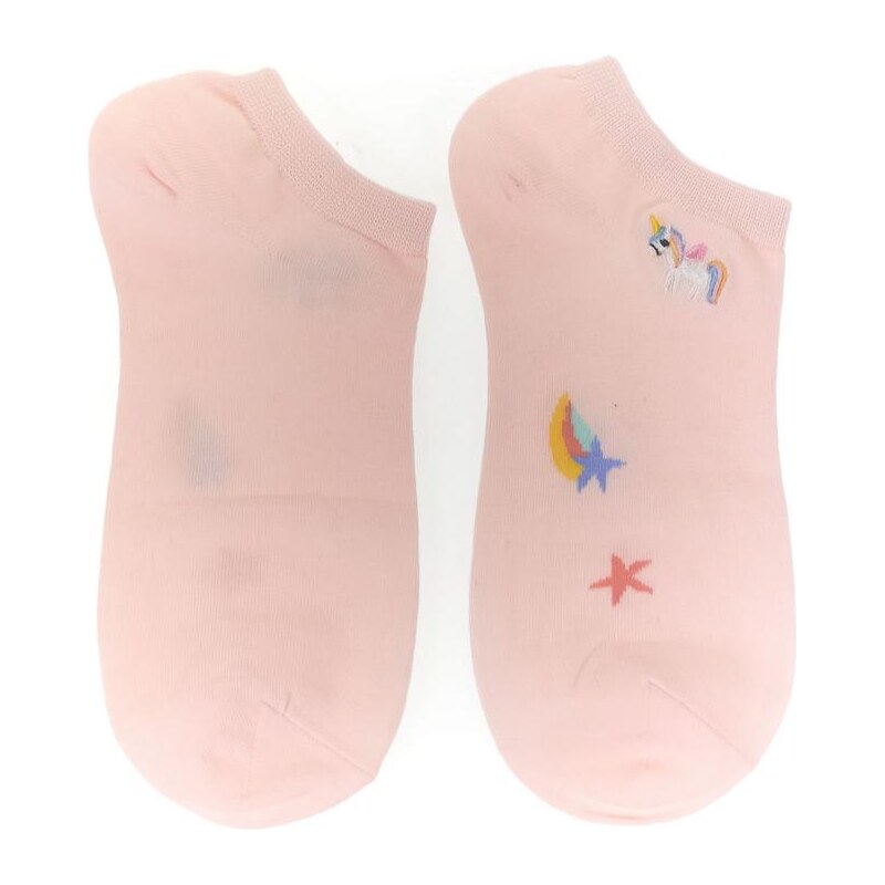 AURA.VIA Dámske ružové ponožky UNICORN 29666829