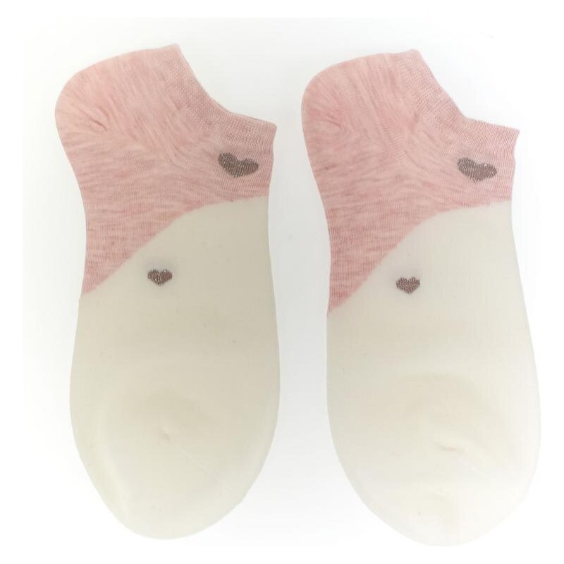 AURA.VIA Dámske ružovo-biele ponožky KAINA 29666866