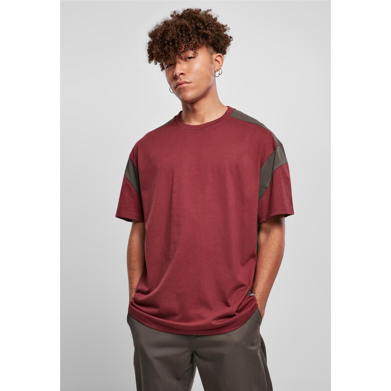 Urban Classics Active T-shirt cherry/blackbird 50563819
