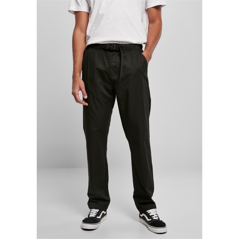 Urban Classics Straight Leg Chino With Strap Black 50682037