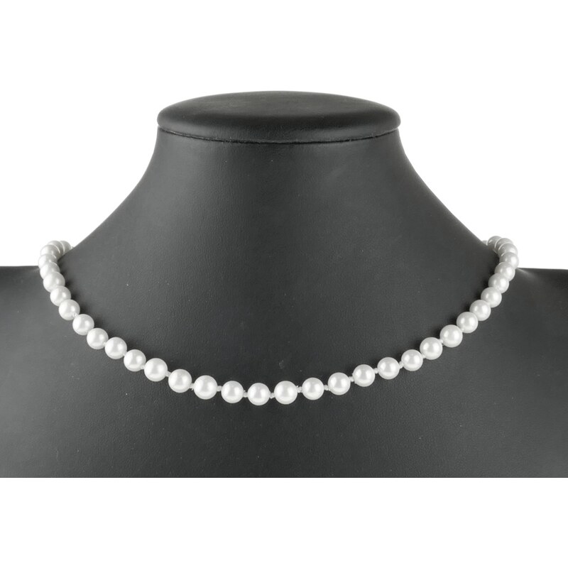 Alexis Marten Náhrdelník perlový biely Shell perly 6 mm - Giana