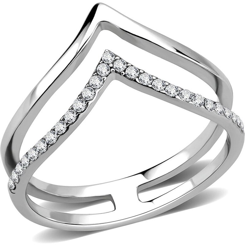 Dámsky prsteň z chirurgickej ocele WHITNEY 29672879