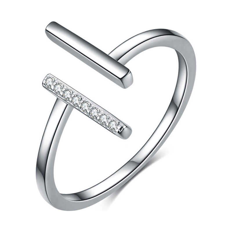 Olivie Nastaviteľný Strieborný prsteň 5577 29834529