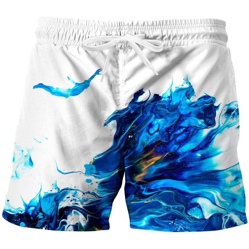Pánske plavky Mr. GUGU & Miss GO PAINT POUR DIVER 28781348