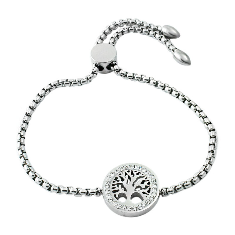 BM Jewellery Dámsky sťahovací náramok strom života z chirurgickej 31318896