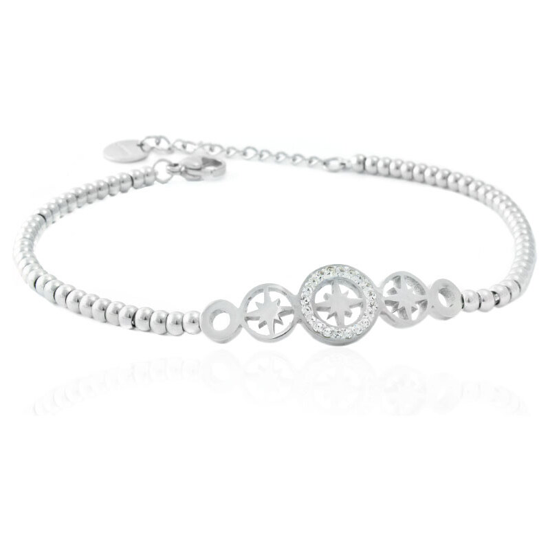 BM Jewellery Dámsky náramok hviezda z chirurgickej ocele S11142090 31318885