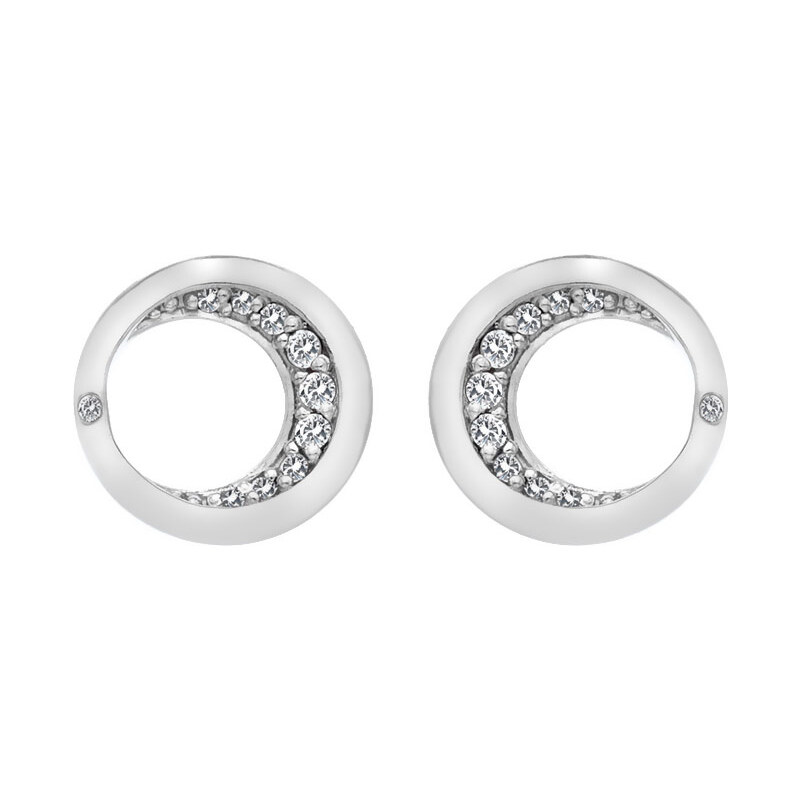 Hot Diamonds Pôvabné strieborné náušnice Hot Diamonds Celestial DE686 66585024