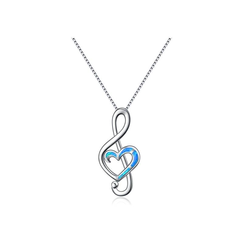 Olivie Strieborný náhrdelník HUSLOVÝ KĽÚČ 5606 29833314