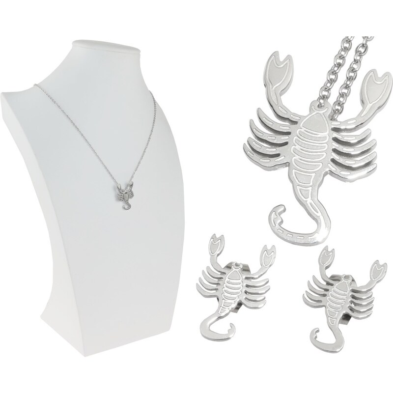 CITY STORM Retiazka s príveskom škorpión + náušnice 66889356