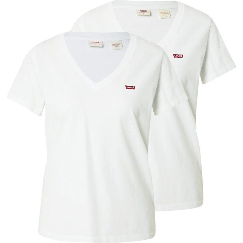 LEVIS Tričko červená / biela 29731704