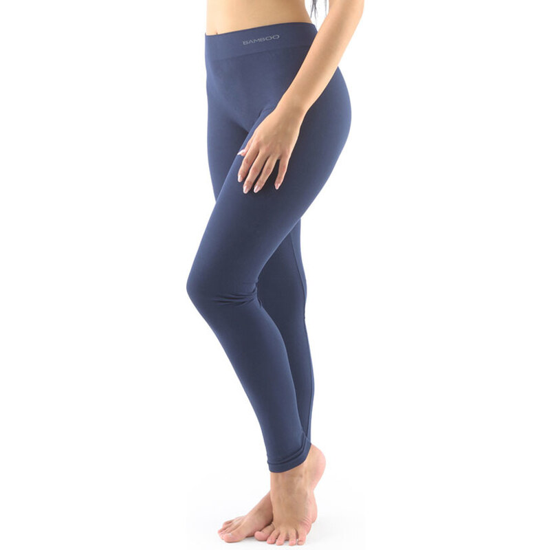 Glara Športové čierne legíny z bambusu 34748751