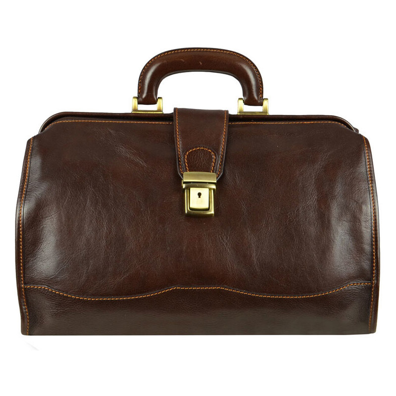 Glara Priestranná kožená taška Cabin Premium 36988928