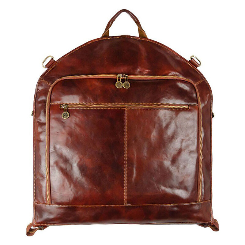 Glara Kožená business taška na oblečenie 57937867