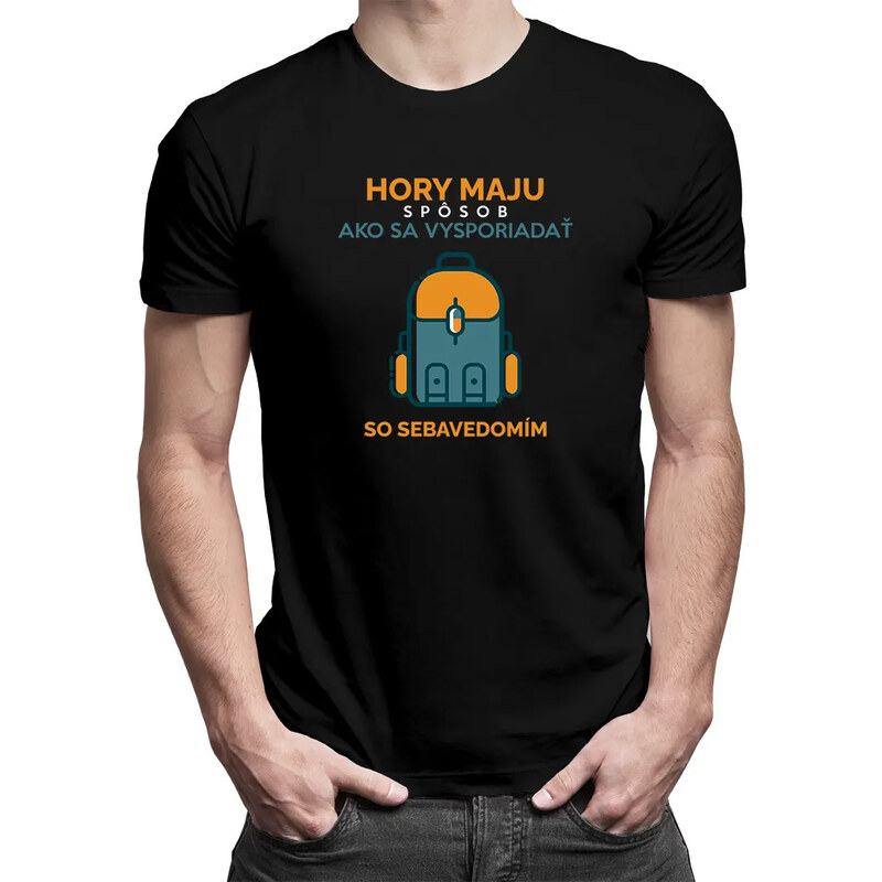 E-shop Garibald Hory majú spôsob - pánske tričko s potlačou