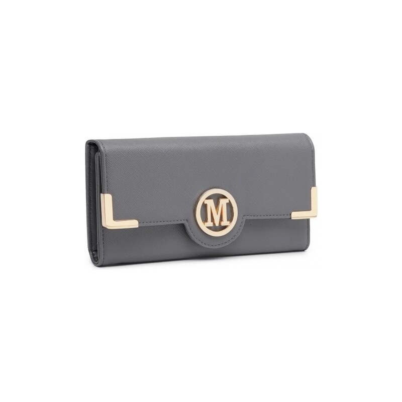 Miss Lulu Peňaženka - dámska ML do kabelky tmavosivá 29754779