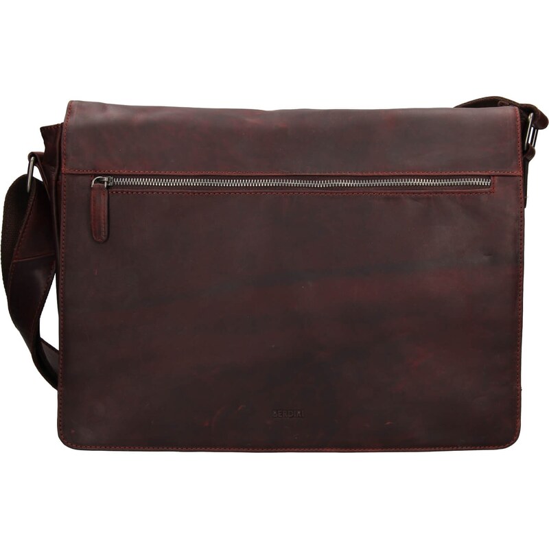 Pánska kožená taška cez rameno Berdiri Dennis - hnedá 29768889
