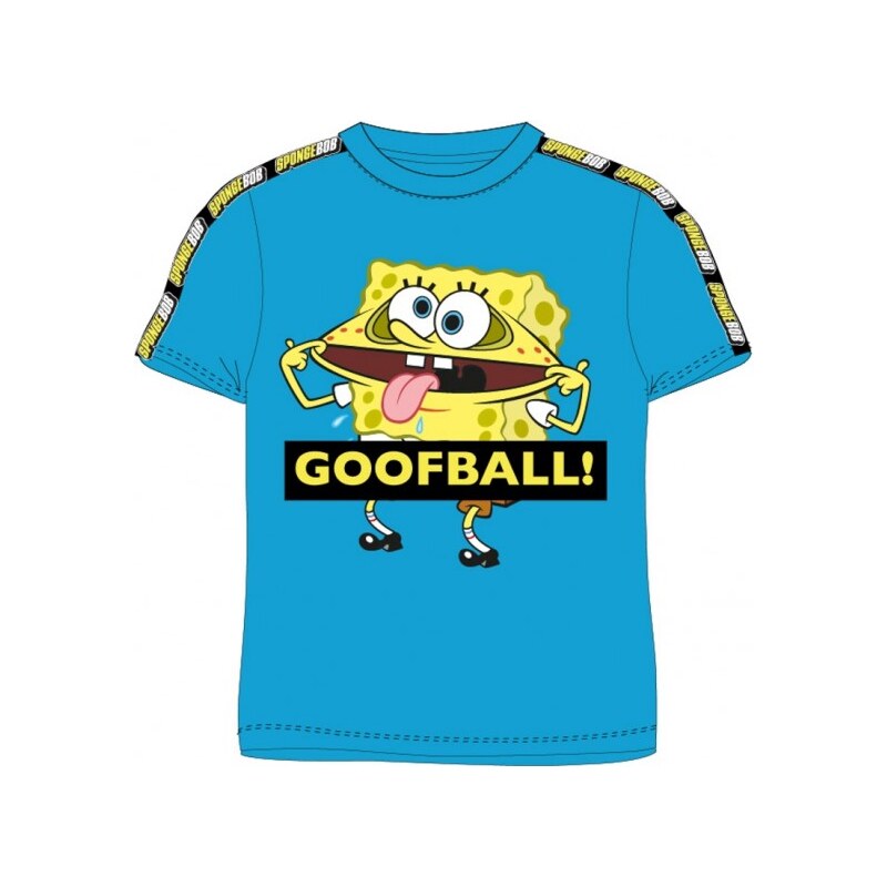 E plus M Chlapčenské tričko s krátkym rukávom Spongebob - modré
