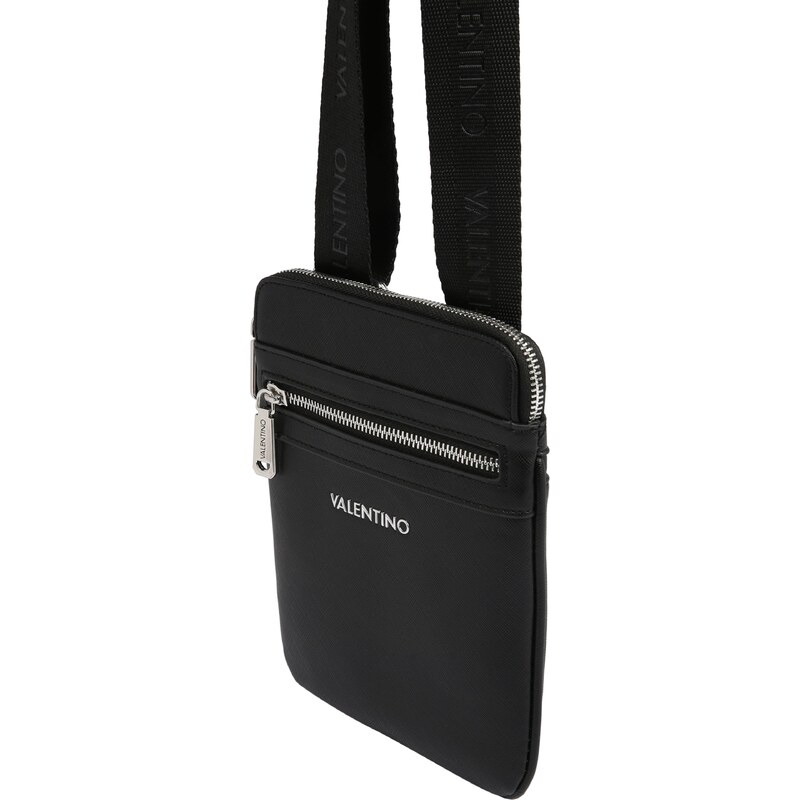 VALENTINO Taška cez rameno MARNIER čierna / strieborná 29800364