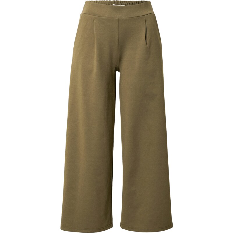 ICHI Plisované nohavice IHKate kaki 29821801