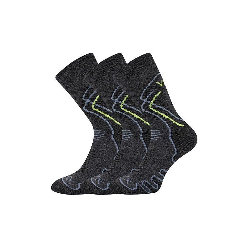 LIMIT III klasické trekové ponožky Voxx Antracit 39-42 3 páry 29878839