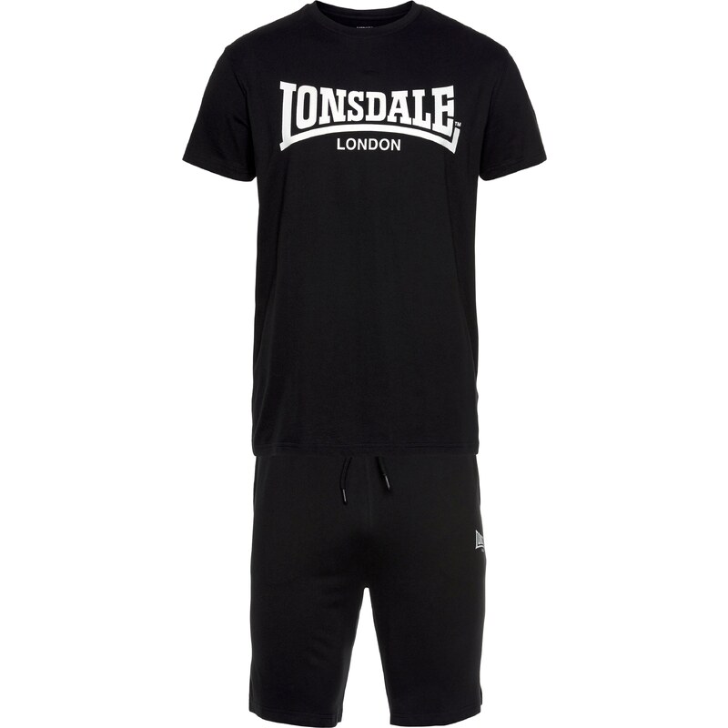 LONSDALE Joggingová súprava čierna / biela 60867158