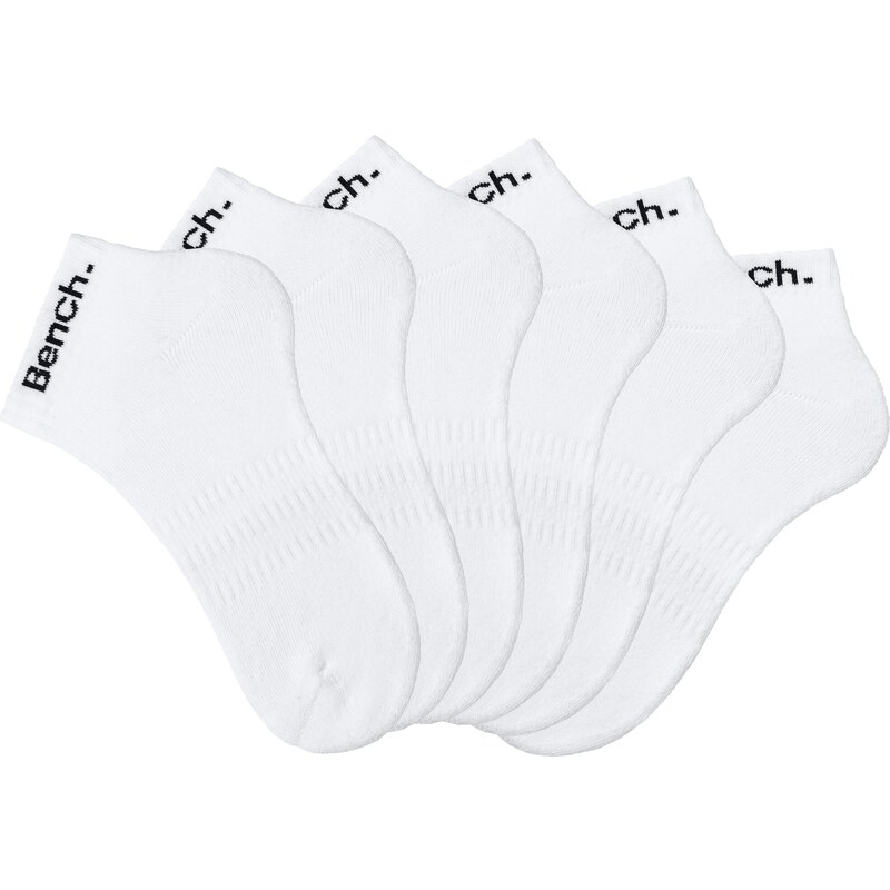 BENCH Športové ponožky čierna / biela 54629719