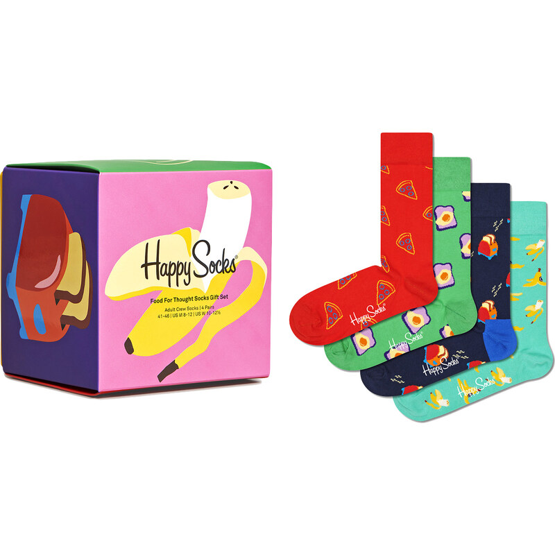 Happy Socks Food For Thought Socks Gift Set 4-Pack 65396418