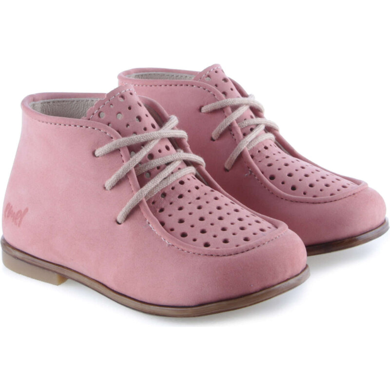 Detské kožené topánočky EMEL ES 2374B ružová 46771335