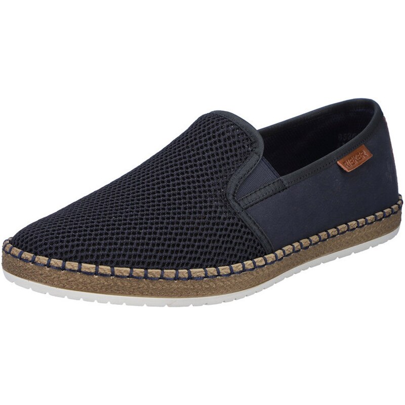 Rieker Espadrilky Namur tmavomodrá / hnedá 16423493