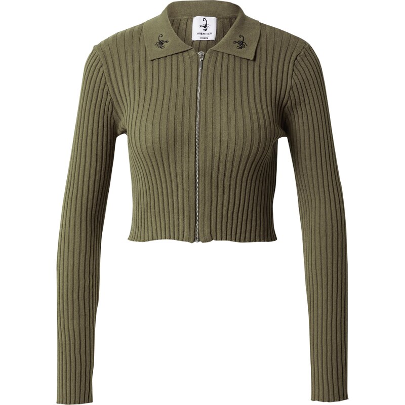 VIERVIER Kardigán Ashley kaki 54228349