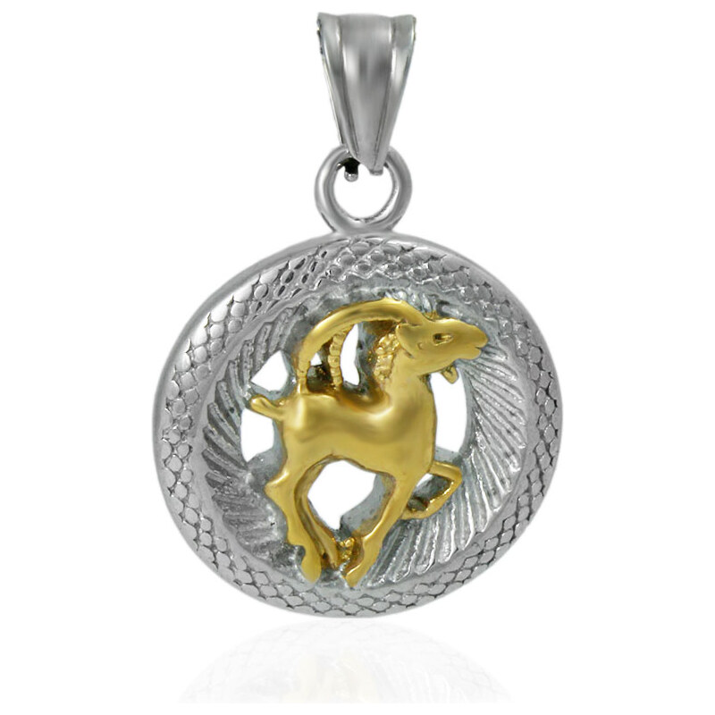 BM Jewellery Prívesok znamení zverokruhu kozorožec z chirurgickej 31318932