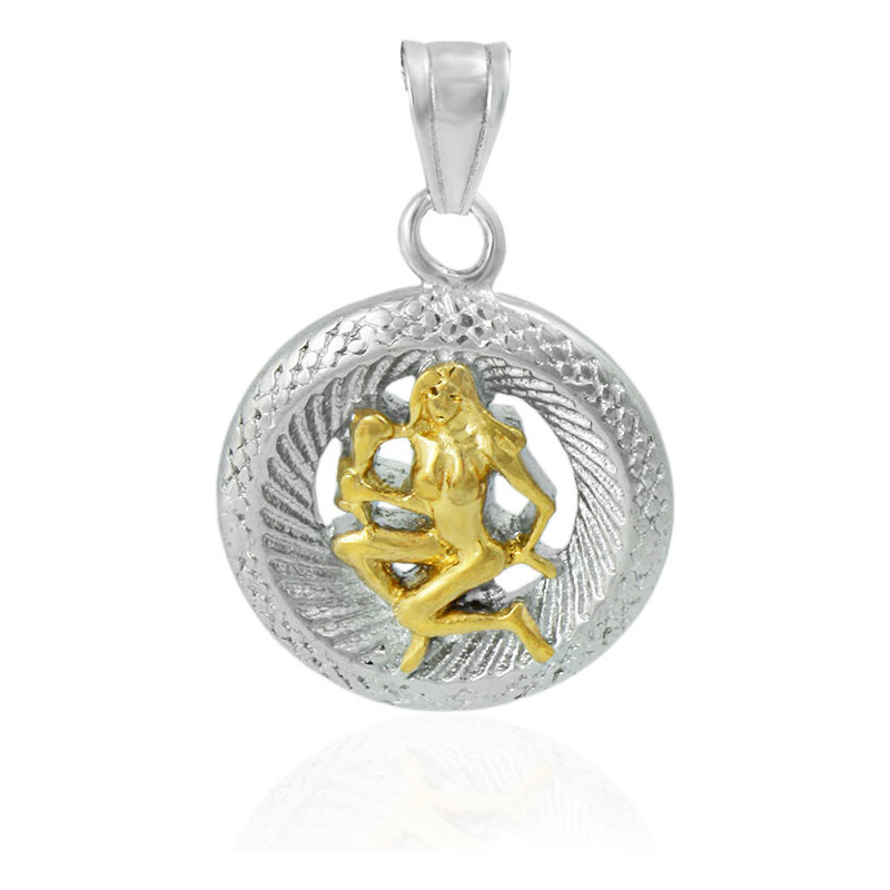 BM Jewellery Prívesok znamení zverokruhu panna z chirurgickej ocele 31318933