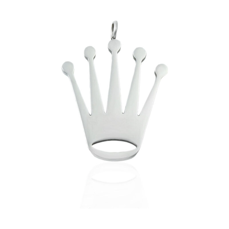 BM Jewellery Prívesok koruna strieborná z chirurgickej ocele S11193040 31319052