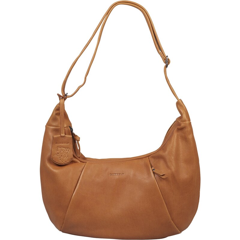 Dámska kožená kabelka cez rameno Burkely Amalea - koňak 59021066