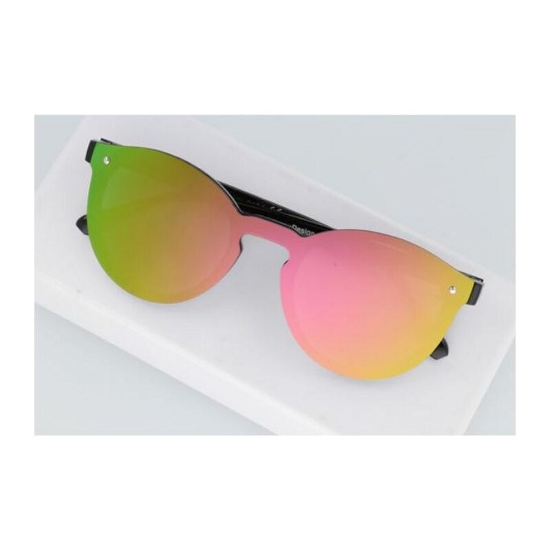 Sunmania Ružové zrkadlové slnečné okuliare "Rainbow"