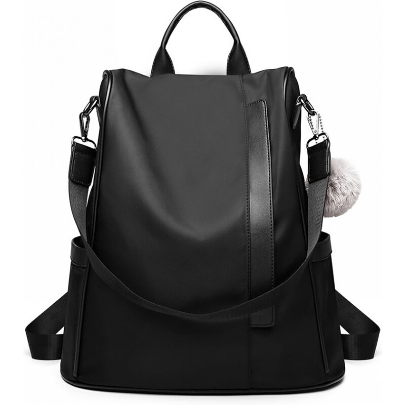 Čierny originálny moderný batoh/kabelka Bradyn