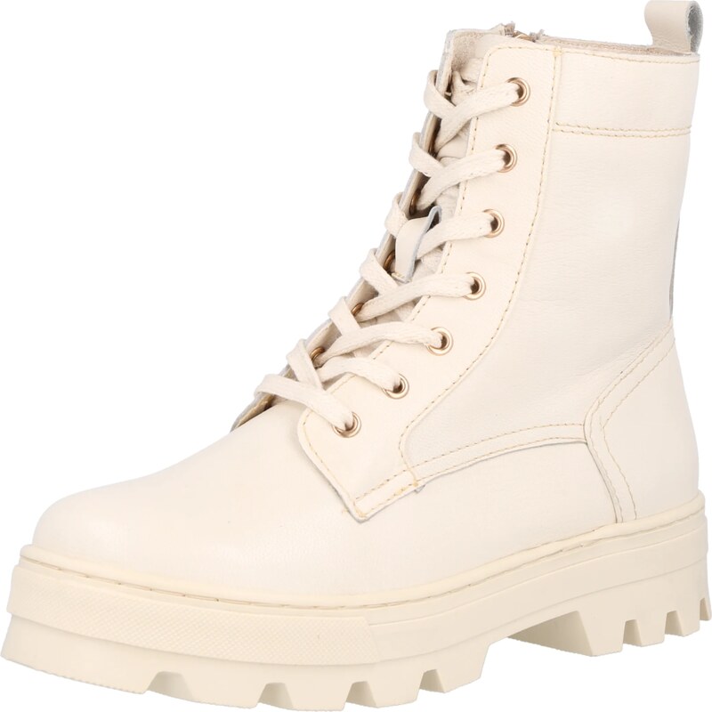 ABOUT YOU Šnurovacie členkové čižmy Daria šedobiela 54228786