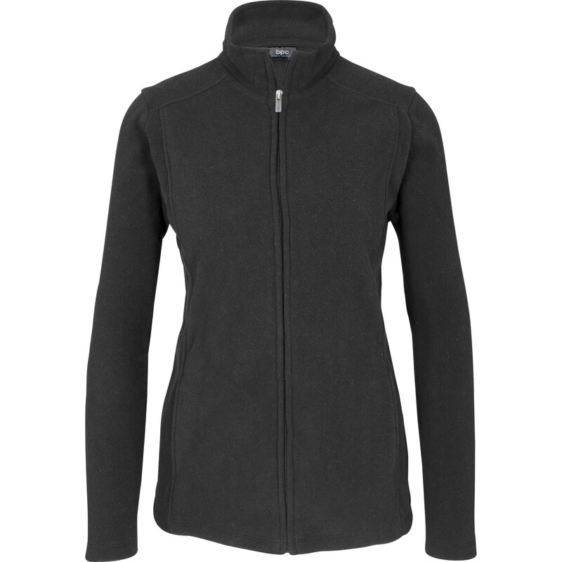 bonprix Flísová bunda, farba čierna 45715336