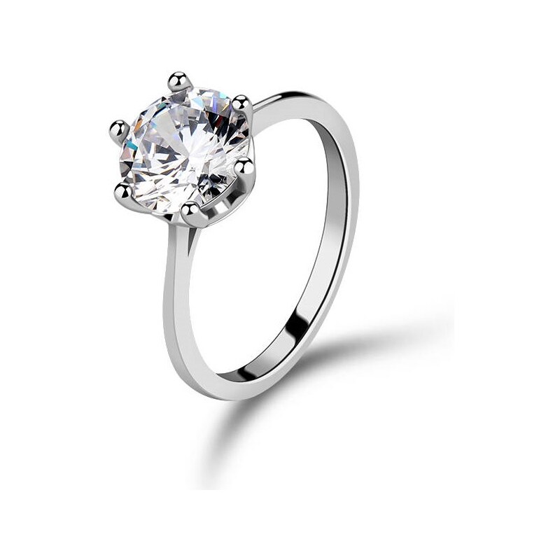 Emporial strieborný rhodiovaný prsteň Princeznin klenot 41501735