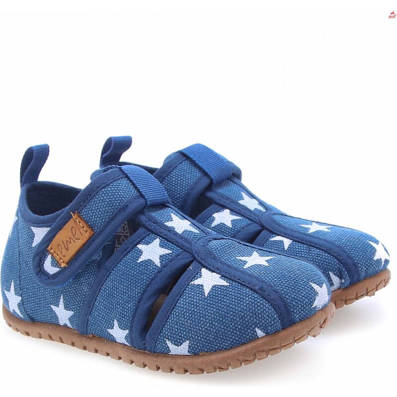 Domáca obuv EMEL 101-1 Modrá s hviezdičkami 46771337