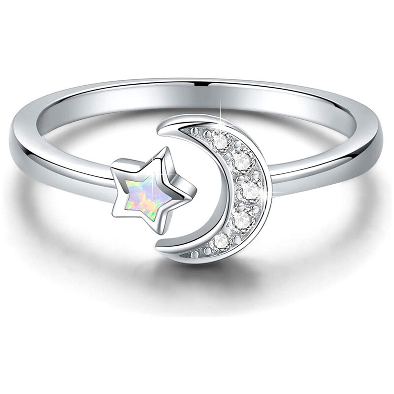 Olivie Strieborný prsteň VEČERNICA 5665 30102972