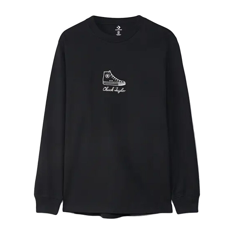 Converse Icon Signature Long Sleeve T-Shirt - Pánske - Tričko Converse 66355838