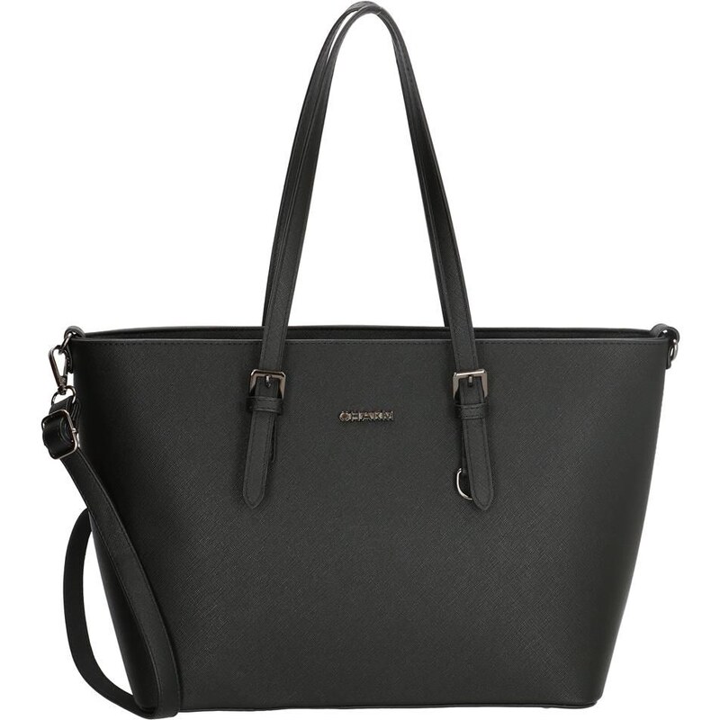 Charm London Čierna veľká shopper kabelka na rameno „Misty“ 30118458