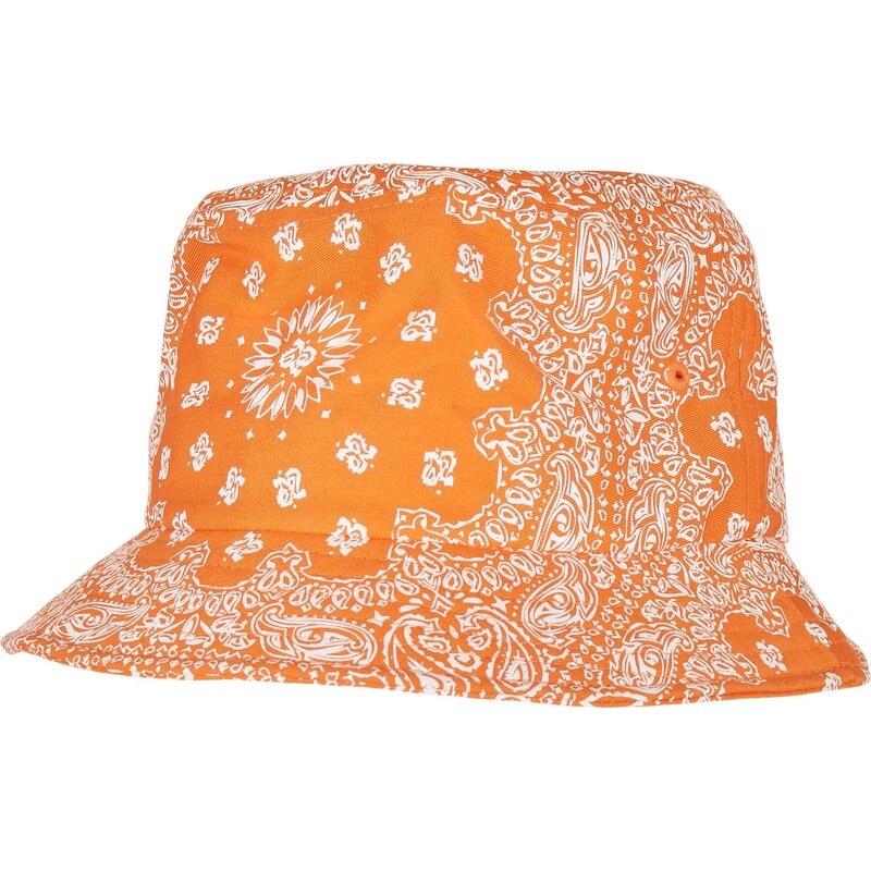 Flexfit Bandana Print Bucket Hat Orange 50646944