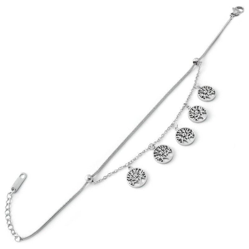 BM Jewellery Dámsky náramok z chirurgickej ocele strom života 31319086