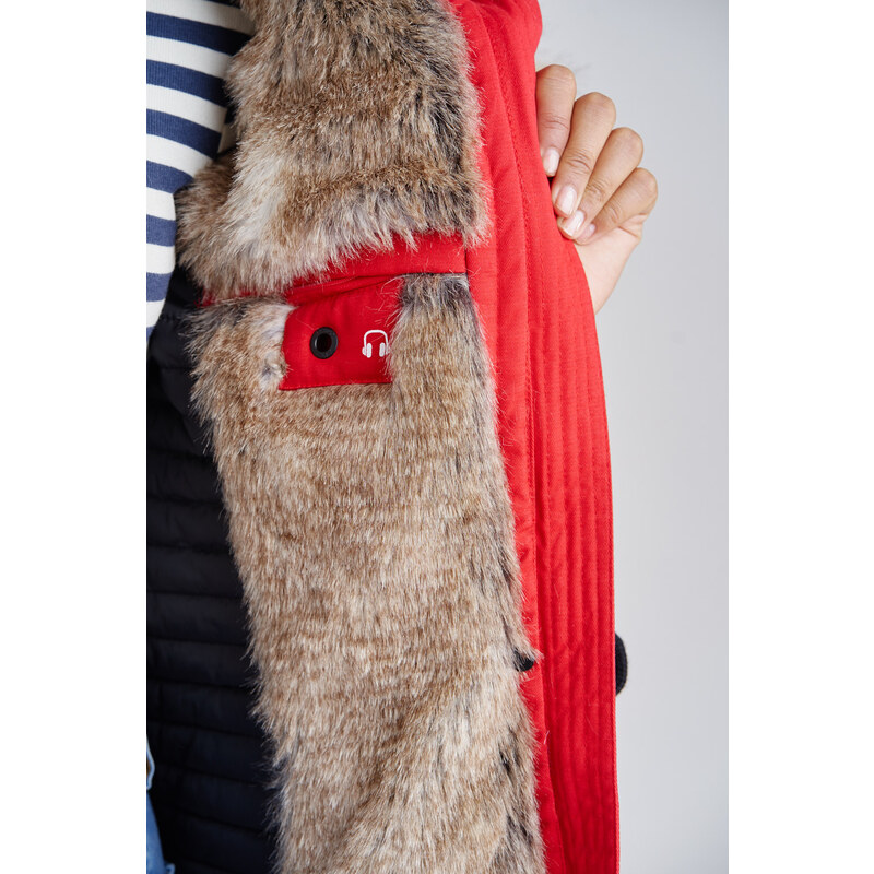 Dámska zimná dlhá bunda Bombii Navahoo - ANTRACITE