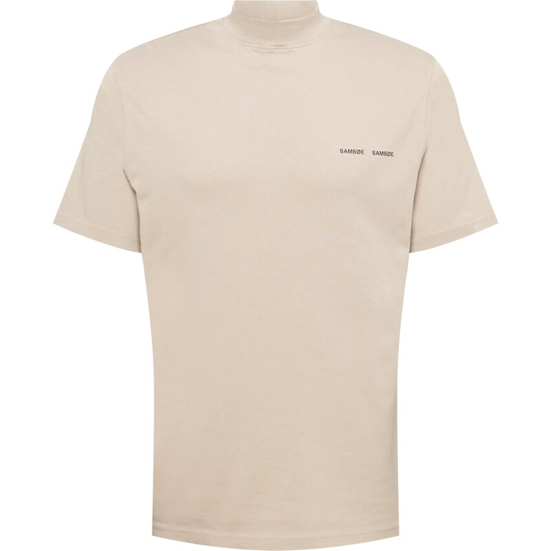 Samsøe Samsøe Tričko Norsbro béžová / čierna 54197186