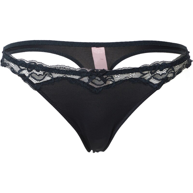 Hunkemöller Tangá Secret čierna 63253150